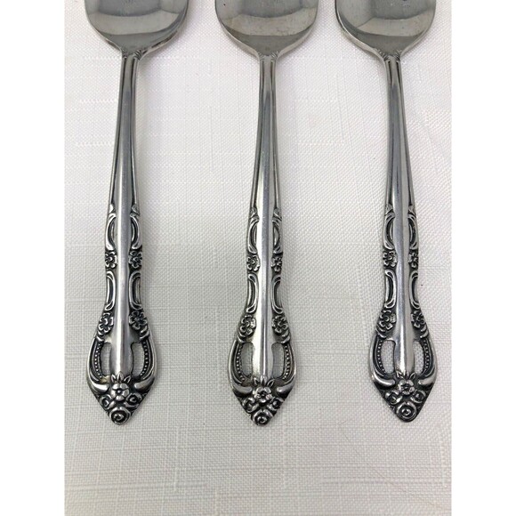 18 Pcs United Silver Co Acadia Stainless Flatware Replacement Forks Spoons Knive - Picture 6 of 9